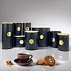 black tea coffee sugar canisters